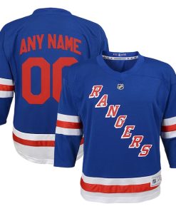 New York Rangers Youth Replica Custom Jersey - Blue