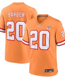Ronde Barber  Tampa Bay Buccaneers Nike 50th Season Game Jersey - Creamsicle
