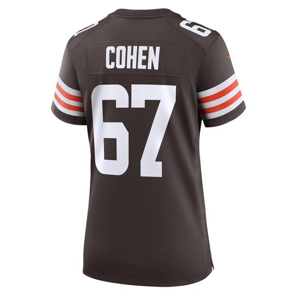 Javion Cohen Cleveland Browns Nike Women's Game Jersey - Brown - Image 4