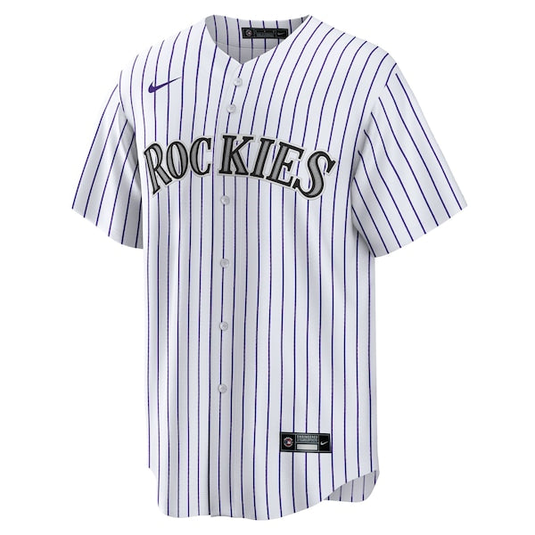 Elias D¨ªaz Colorado Rockies Nike Home Replica Player Jersey - White - Image 2