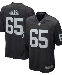 Hroniss Grasu Las Vegas Raiders Nike Game Player Jersey - Black