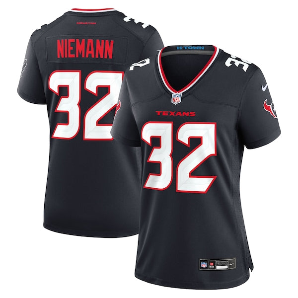 Nick Niemann Houston Texans Nike Women's Team Game Jersey - Navy