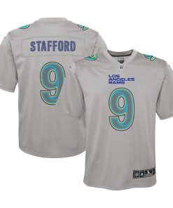 Matthew Stafford Los Angeles Rams Nike Youth Atmosphere Game Jersey - Gray