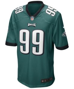 Alternative view of Jerome Brown Philadelphia Eagles Nike Game Retired Player Jersey - Midnight Green