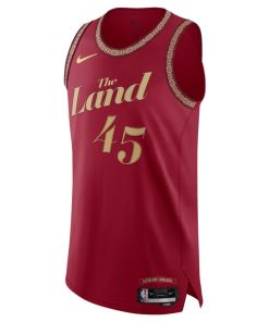 Alternative view of Nike Donovan Mitchell Cleveland Cavaliers  Authentic Jersey - City Edition - Wine