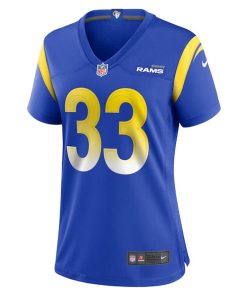 Alternative view of Cam Lampkin Los Angeles Rams Nike Women's Game Jersey -  Royal