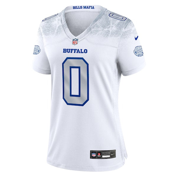 Keon Coleman Buffalo Bills Nike Women's 2025 Rivalries Collection Game Jersey - White - Image 2