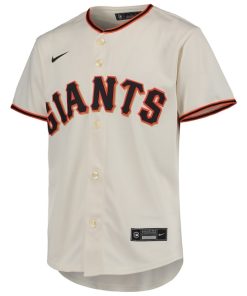 Alternative view of Mike Yastrzemski San Francisco Giants Nike Youth Alternate Replica Player Jersey - Cream