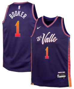 Devin Booker Phoenix Suns Nike Youth  Swingman Replica Jersey - City Edition - Purple