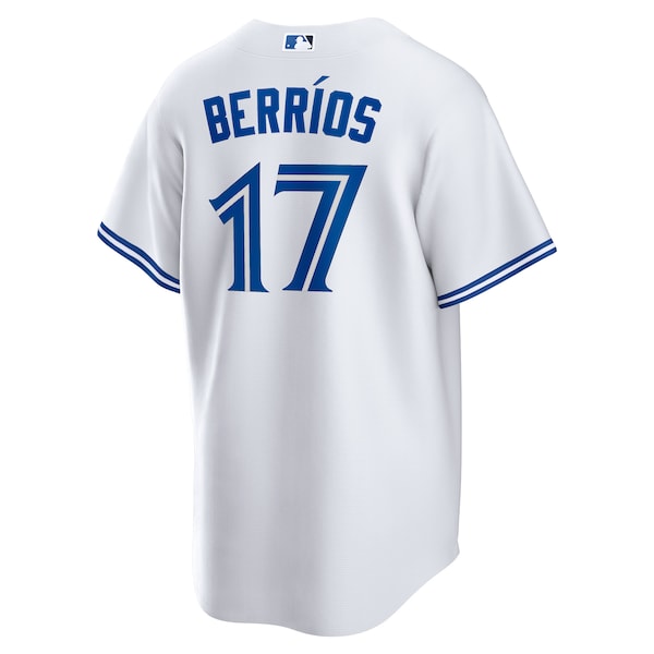 Jos¨¦ Berr¨ªos Toronto Blue Jays Nike Home Replica Player Jersey - White - Image 3