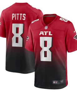 Kyle Pitts Atlanta Falcons Nike Alternate Game Jersey - Red/Black