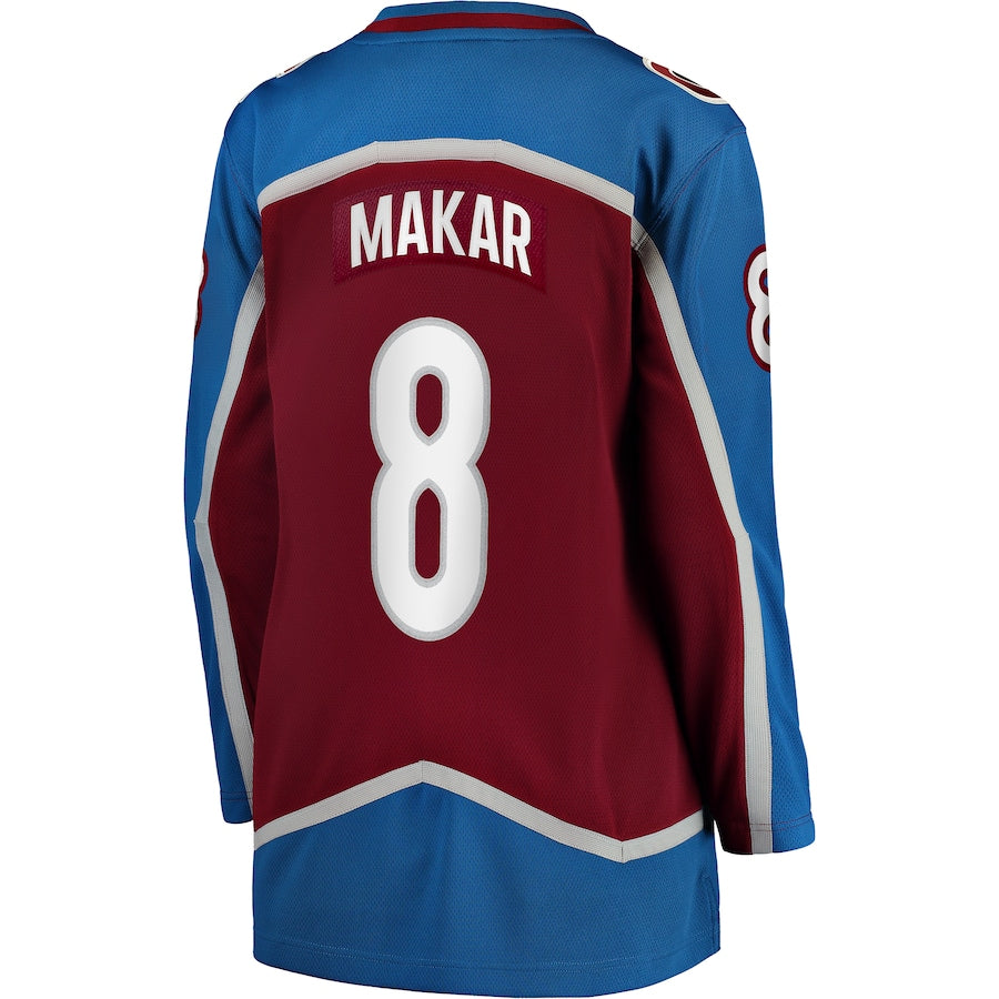 Cale Makar Colorado Avalanche Women's Home 2022 Stanley Cup Champions Breakaway Player Jersey - Burgundy - Image 3