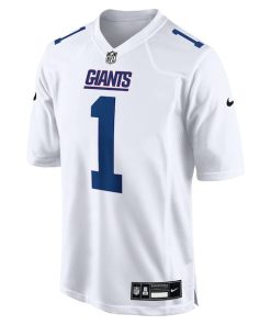 Alternative view of Malik Nabers New York Giants Nike Fashion Jersey - Tundra White