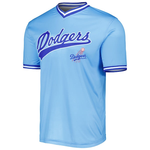 Los Angeles Dodgers Stitches Cooperstown Collection Team Jersey - Light Blue - Image 2