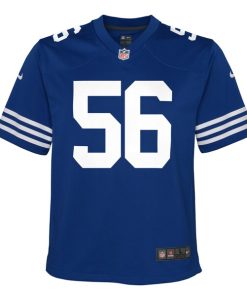 Alternative view of Quenton Nelson Indianapolis Colts Nike Youth Game Jersey - Royal
