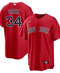 David Ortiz Boston Red Sox Nike Alternate Replica Player Jersey - Red/Gray/Navy/White