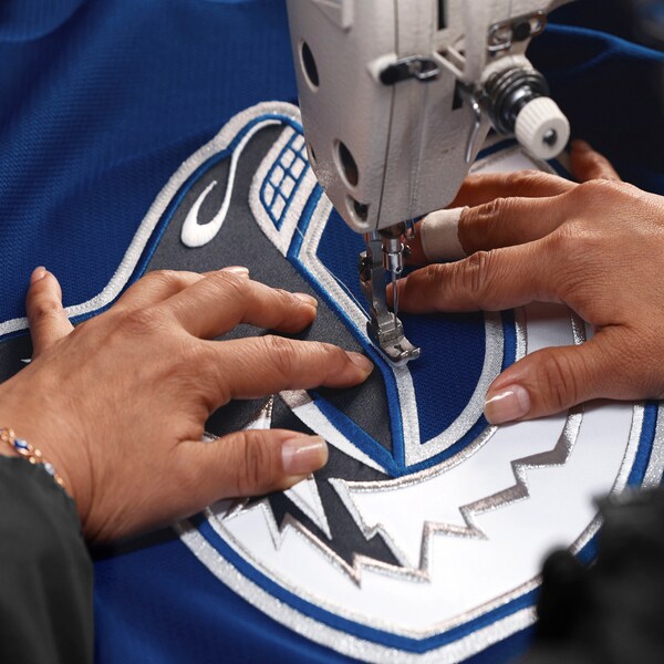 Vancouver Canucks Home Authentic Pro Custom Jersey - Blue - Image 5