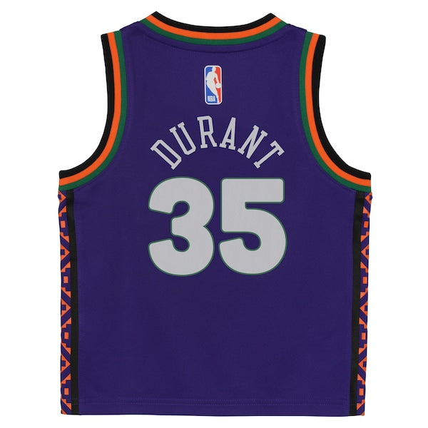 Kevin Durant Phoenix Suns Nike Preschool 2024/25 Swingman Player Jersey - City Edition - Purple - Image 3