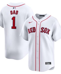 Boston Red Sox Nike #1 Dad Home Limited Jersey - White