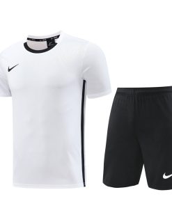 Nike Short Sleeve Training Jersey Set-ND06- White/Black
