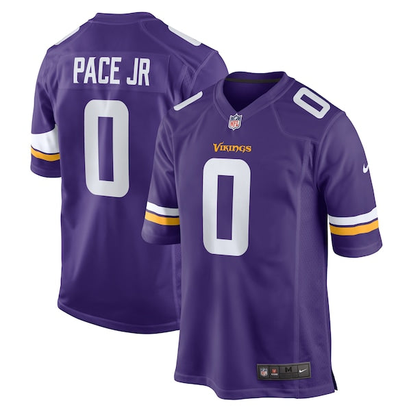 Ivan Pace Jr Minnesota Vikings Nike Game Jersey - Purple