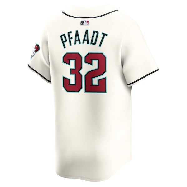 Brandon Pfaadt Arizona Diamondbacks Nike Home Limited Player Jersey - White - Image 3