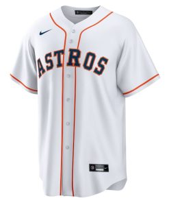 Alternative view of Kyle Tucker Houston Astros Nike Home Official Replica Player Jersey - White