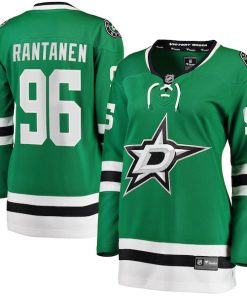 Mikko Rantanen Dallas Stars  Women's Home Breakaway Player Jersey - Kelly Green