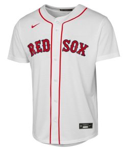 Alternative view of Rafael Devers Boston Red Sox Nike Youth Home Replica Player Jersey - White