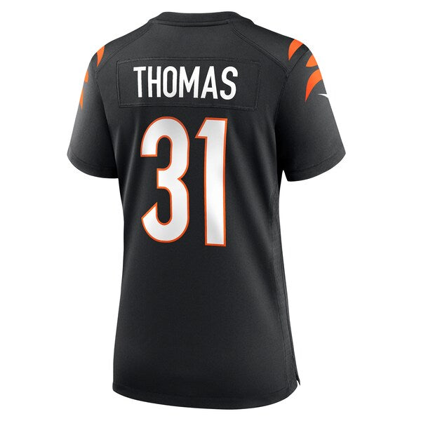 Michael Thomas Cincinnati Bengals Nike Women's Game Jersey - Black - Image 3