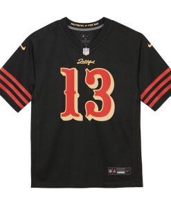Alternative view of Brock Purdy San Francisco 49ers Nike Toddler 2025 Rivalries Collection Game Jersey - Black