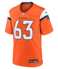 Alternative view of Alex Palczewski Denver Broncos Nike Team Game Jersey -  Orange