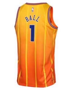 Alternative view of LaMelo Ball Charlotte Hornets Nike Youth 2025/26 City Edition Swingman Jersey - Orange