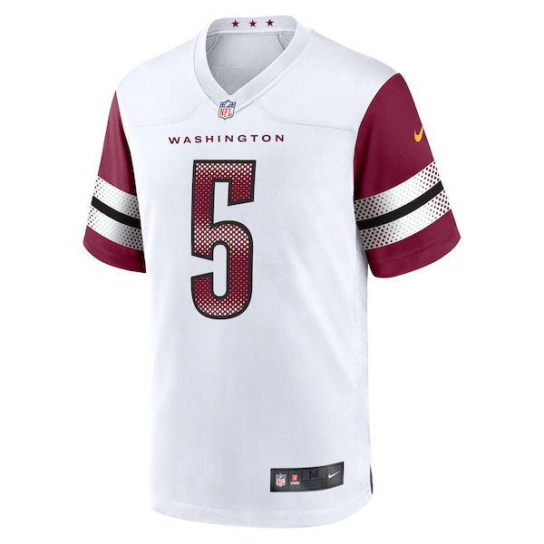 Jayden Daniels Washington Commanders Nike 2024 NFL Draft First Round Pick Player Game Jersey - White - Image 2