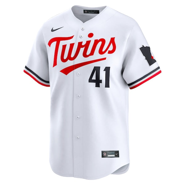 Joe Ryan Minnesota Twins Nike Home Limited Player Jersey - White - Image 2