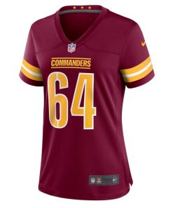 Alternative view of David Bada Washington Commanders Nike Women's  Game Jersey -  Burgundy