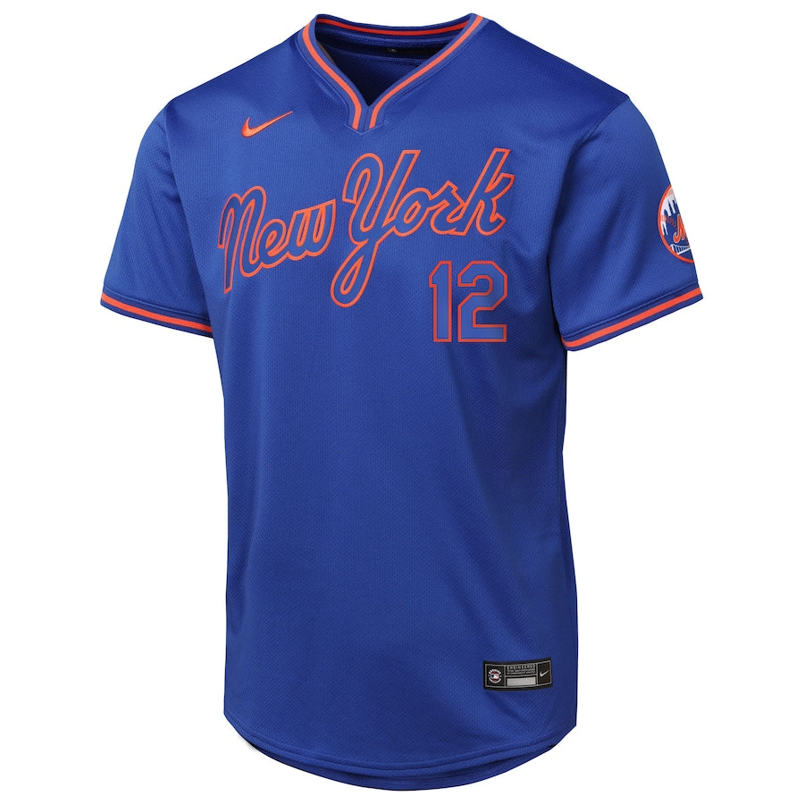 Francisco Lindor New York Mets Nike Alternate Limited Player Jersey?ยจC Royal - Image 2