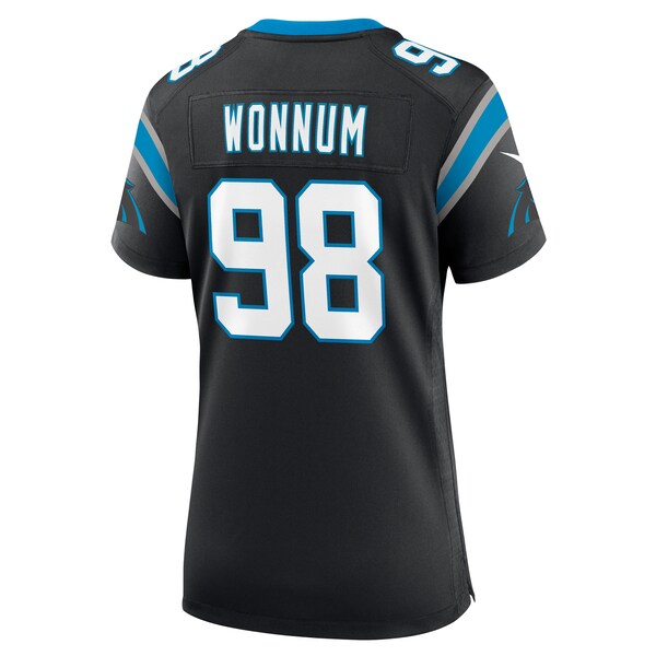 D.J. Wonnum Carolina Panthers Nike Women's Game Jersey - Black - Image 3