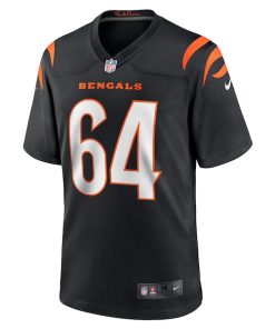 Alternative view of Ted Karras Cincinnati Bengals Nike Game Player Jersey - Black