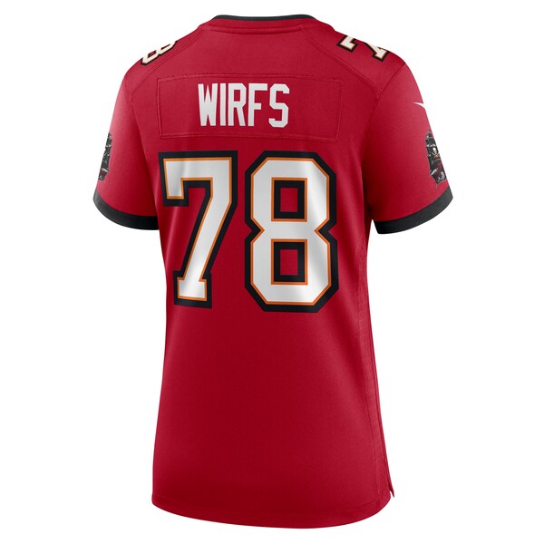 Tristan Wirfs Tampa Bay Buccaneers Nike Women's Game Jersey - Red - Image 3