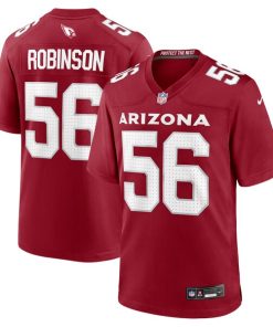 Darius Robinson Arizona Cardinals Nike Team Game Jersey -  Cardinal