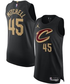 Donovan Mitchell Cleveland Cavaliers Jordan Brand Authentic Player Jersey - Statement Edition - Black