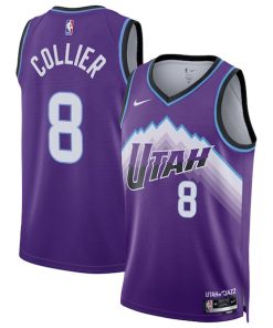 Isaiah Collier Utah Jazz Nike Unisex Swingman Jersey - Icon Edition - Purple