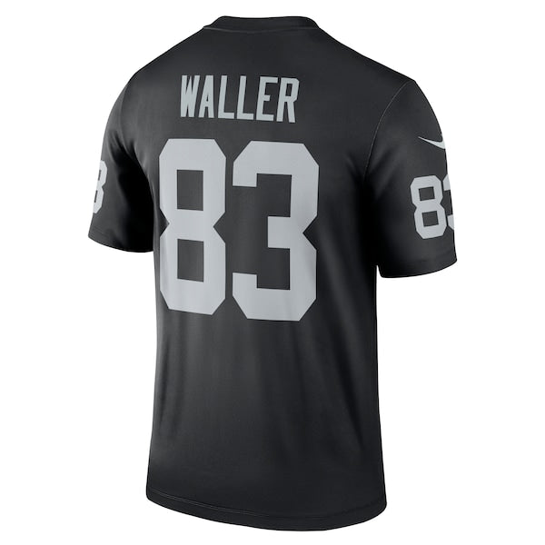 Darren Waller Las Vegas Raiders Nike Legend Jersey - Black/White - Image 4