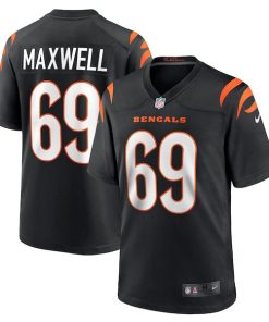 Devonnsha Maxwell Cincinnati Bengals Nike Team Game Jersey -  Black