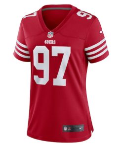 Alternative view of Nick Bosa San Francisco 49ers Nike Women's Team Game Player Jersey - Scarlet