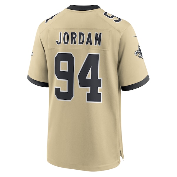 Cameron Jordan New Orleans Saints Nike Gameday Golds Alternate Game Player Jersey - Gold/Black - Image 4