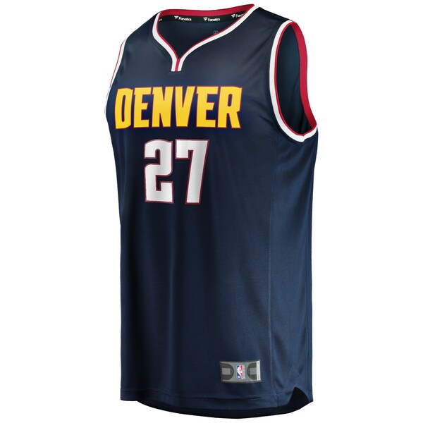 Jamal Murray Denver Nuggets 2019/20 Fast Break Replica Player Jersey - Icon Edition - Navy - Image 2