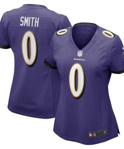 Roquan Smith Baltimore Ravens Nike Women's Team Game Jersey - Purple