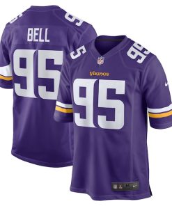 Travis Bell Minnesota Vikings Nike  Game Jersey -  Purple
